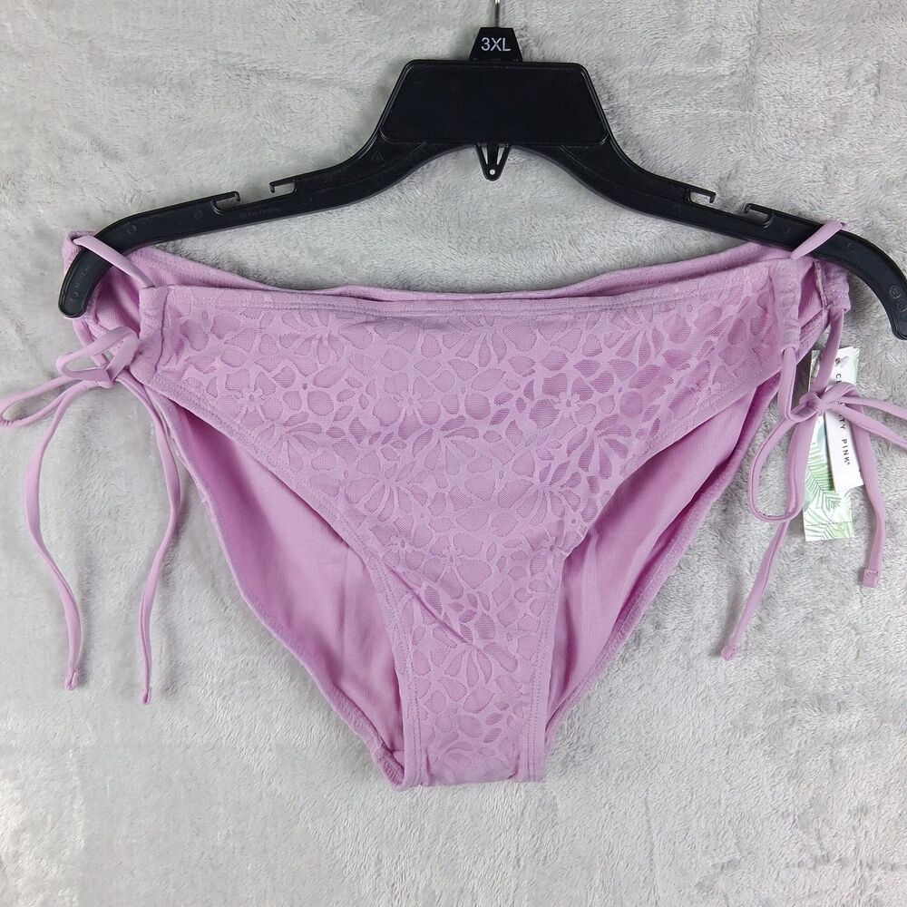 Celebrity Pink Swim Lavender Lace Bottom juniors Sz XXL(19) Bikini New with tags